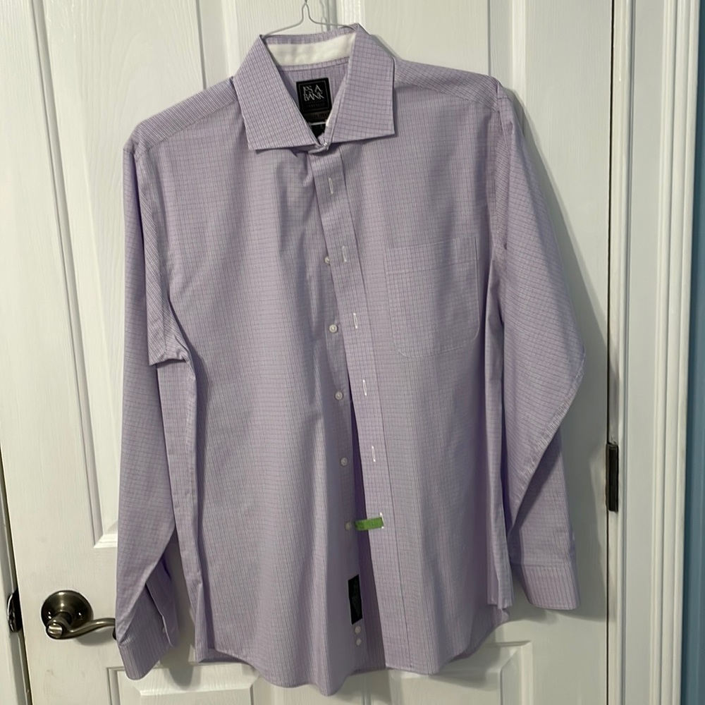 Jos. A. Bank Traveler Travel Tech Slim Fit 16 1/2-35.